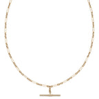 Elements Gold T-Bar Chain Necklace