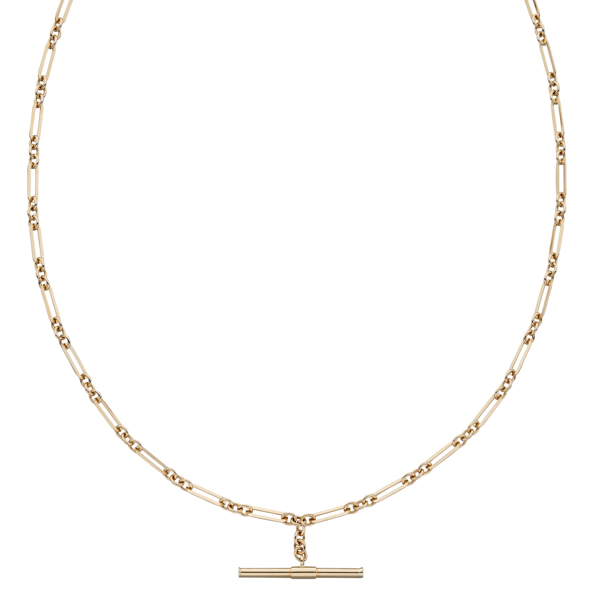 Elements Gold T-Bar Chain Necklace