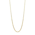 Elements Gold Diamond Cut Bead Bar Necklace