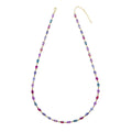 Elements Gold Semi-Precious Navette Necklace