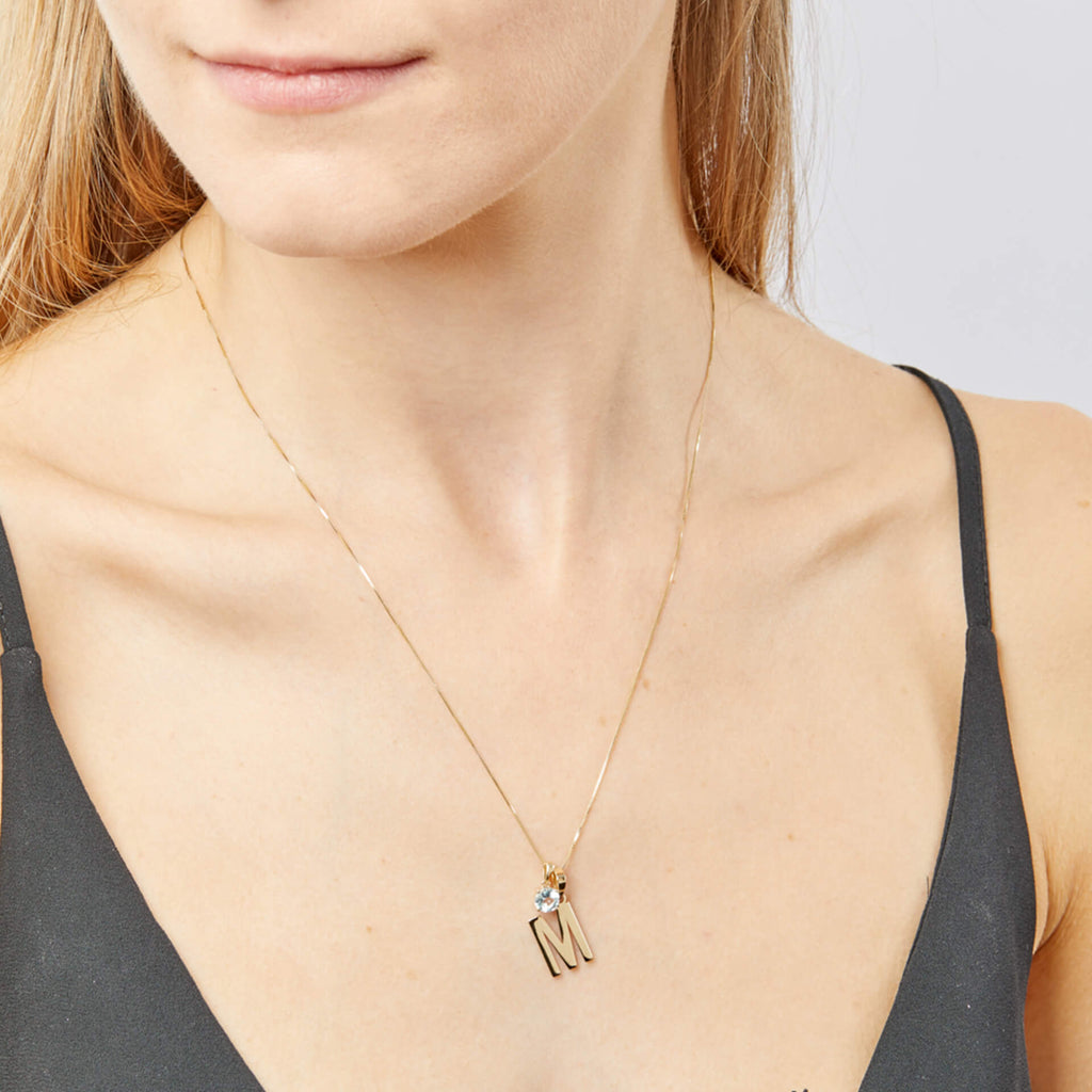 Elements Gold Birthstone Pendant
