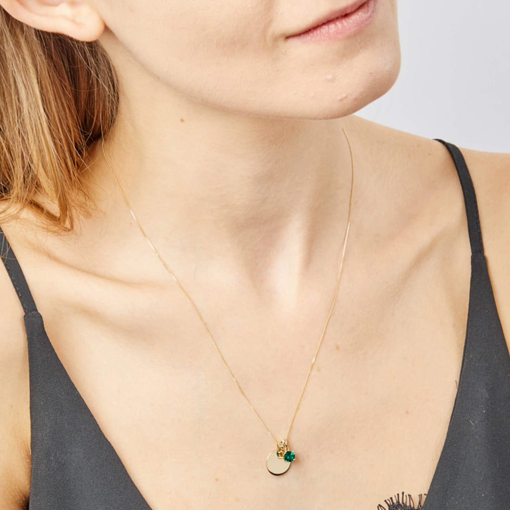 Elements Gold Birthstone Pendant