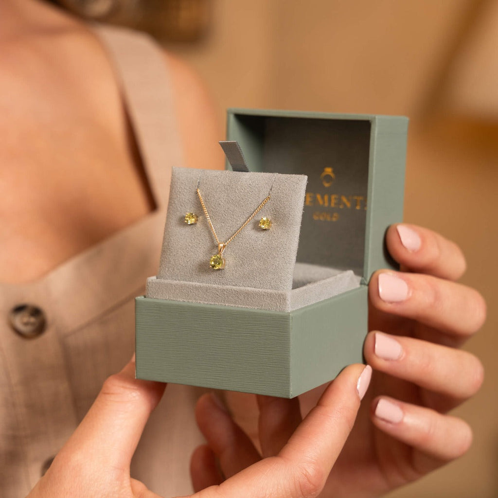 Elements Gold Birthstone Pendant