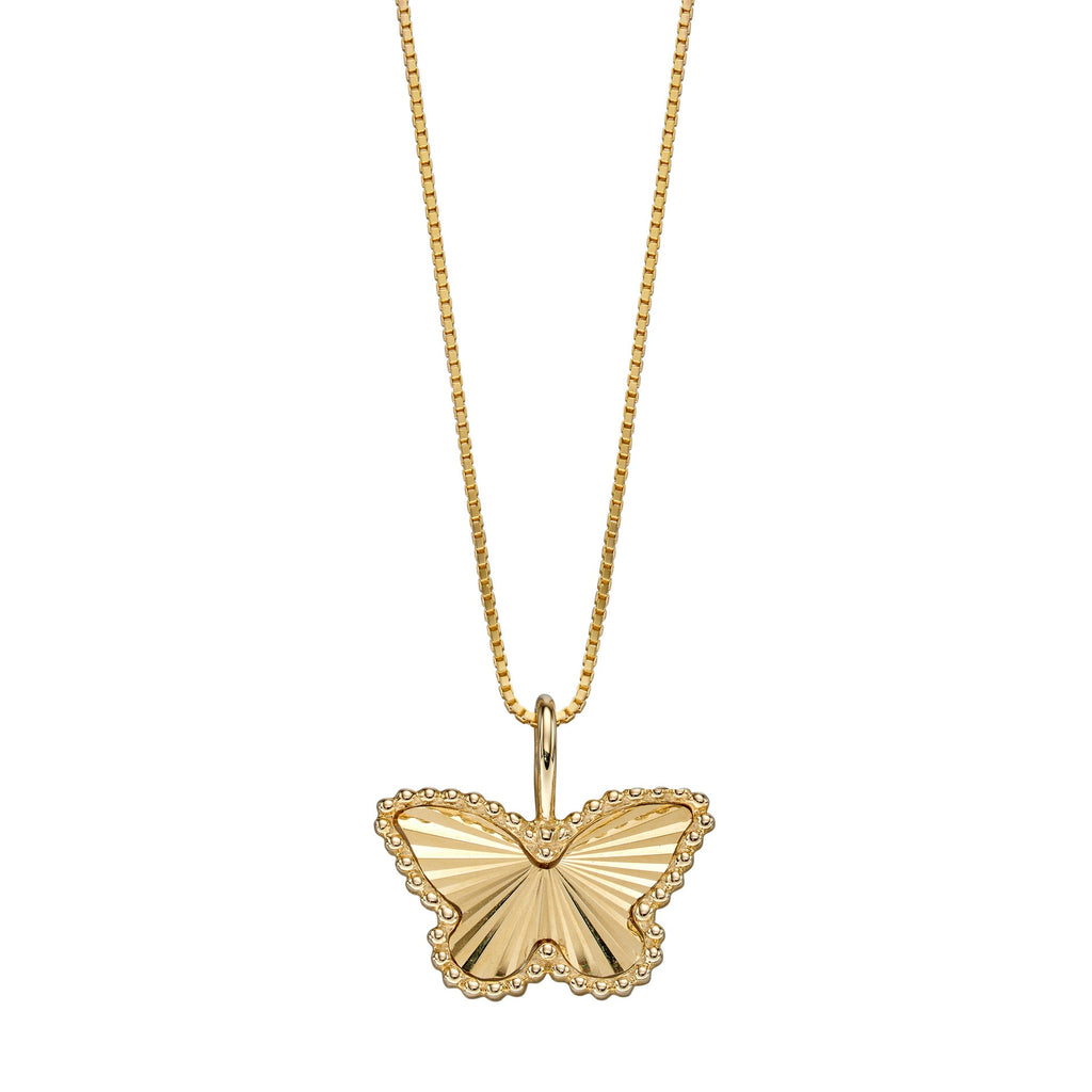 Elements Gold Butterfly Pendant