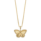 Elements Gold Butterfly Pendant
