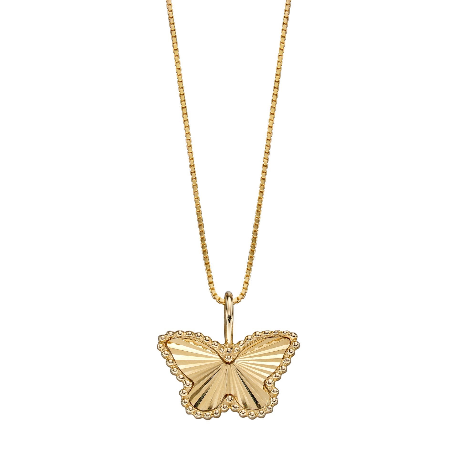 Elements Gold Butterfly Pendant