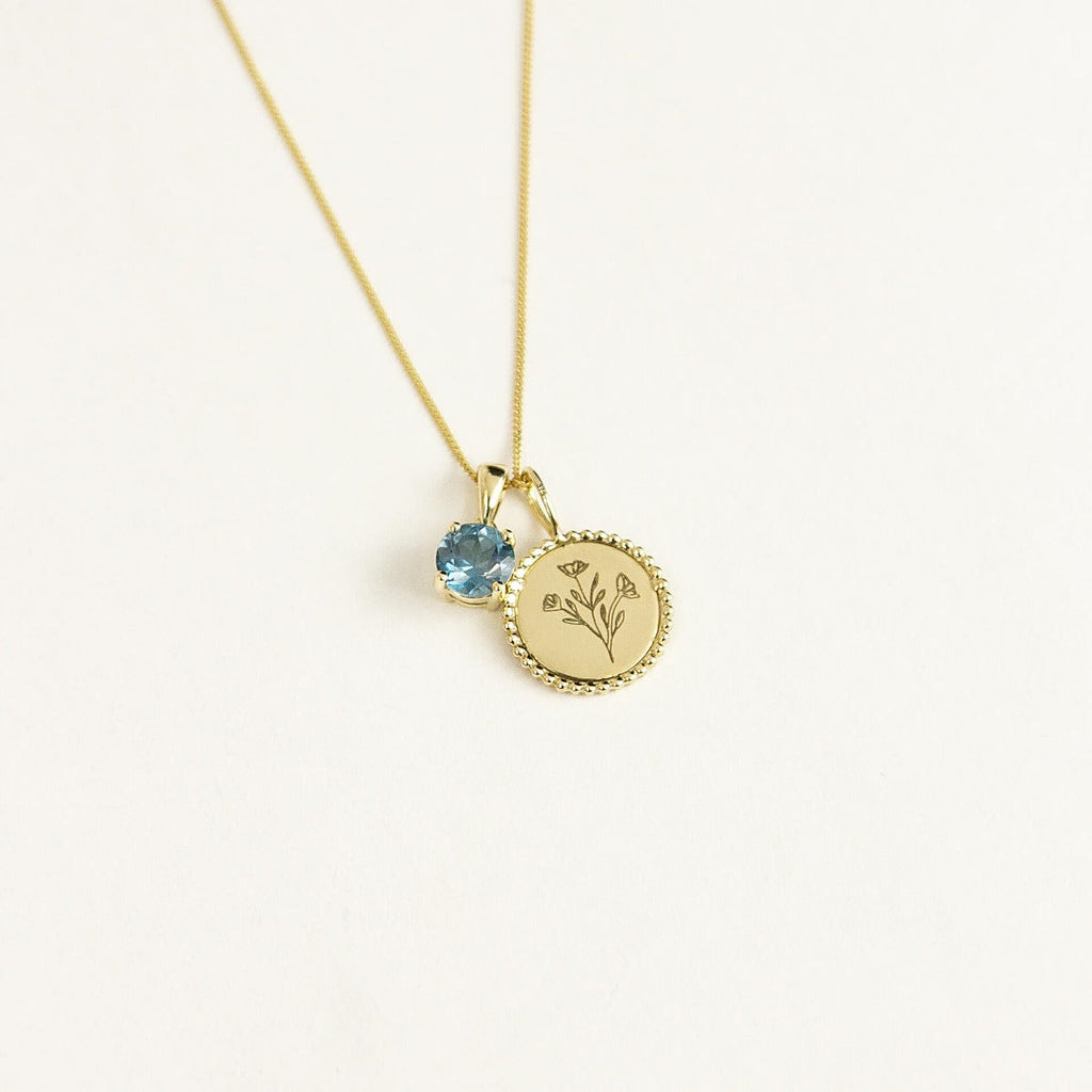 Elements Gold Birthstone Pendant