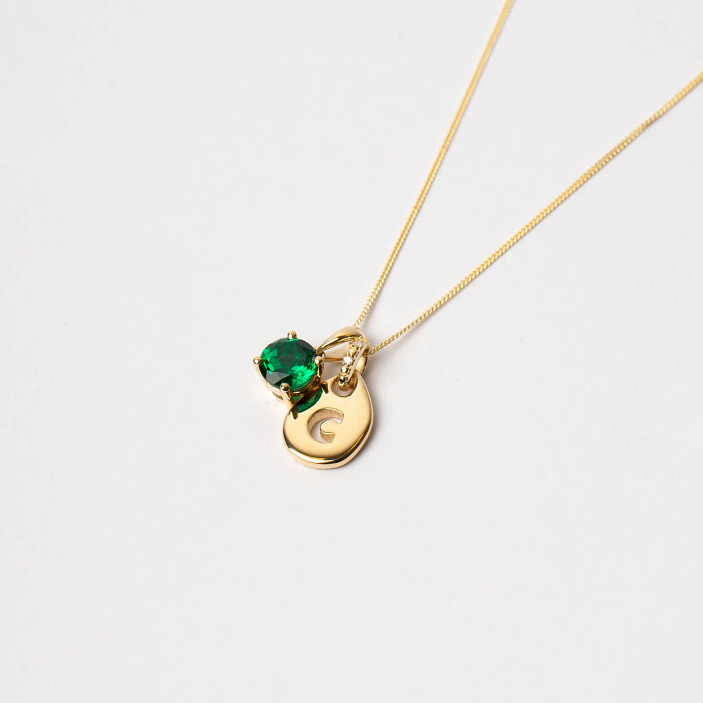 Elements Gold Birthstone Pendant