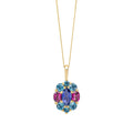 Elements Gold Barcelona Cluster Pendant