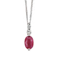 Elements Gold Precious Stone Drop Pendant