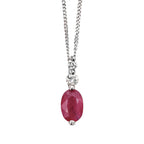 Elements Gold Precious Stone Drop Pendant