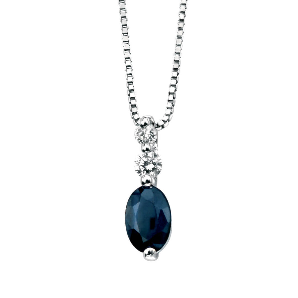 Elements Gold Precious Stone Drop Pendant