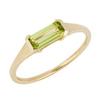 Elements Gold Elongated Semi-Precious Ring
