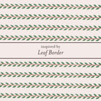 Laura Ashley Fashion Leaf Border Earrings