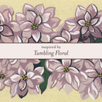 Laura Ashley Fashion Tumbling Floral Drop Earrings