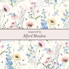 Laura Ashley Silver Alford Meadow Light Amethyst Earrings