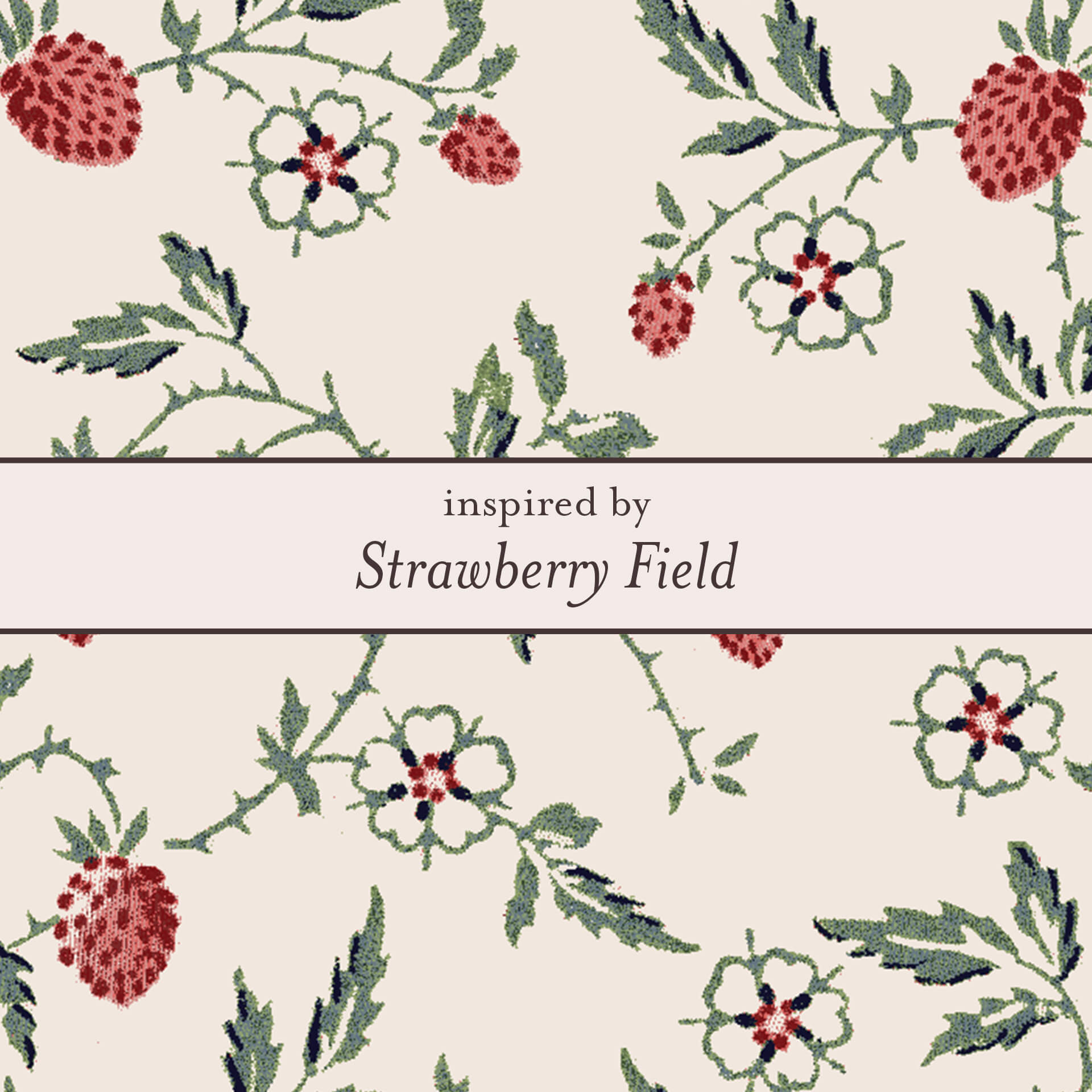 Laura Ashley Silver Strawberry Field Necklace