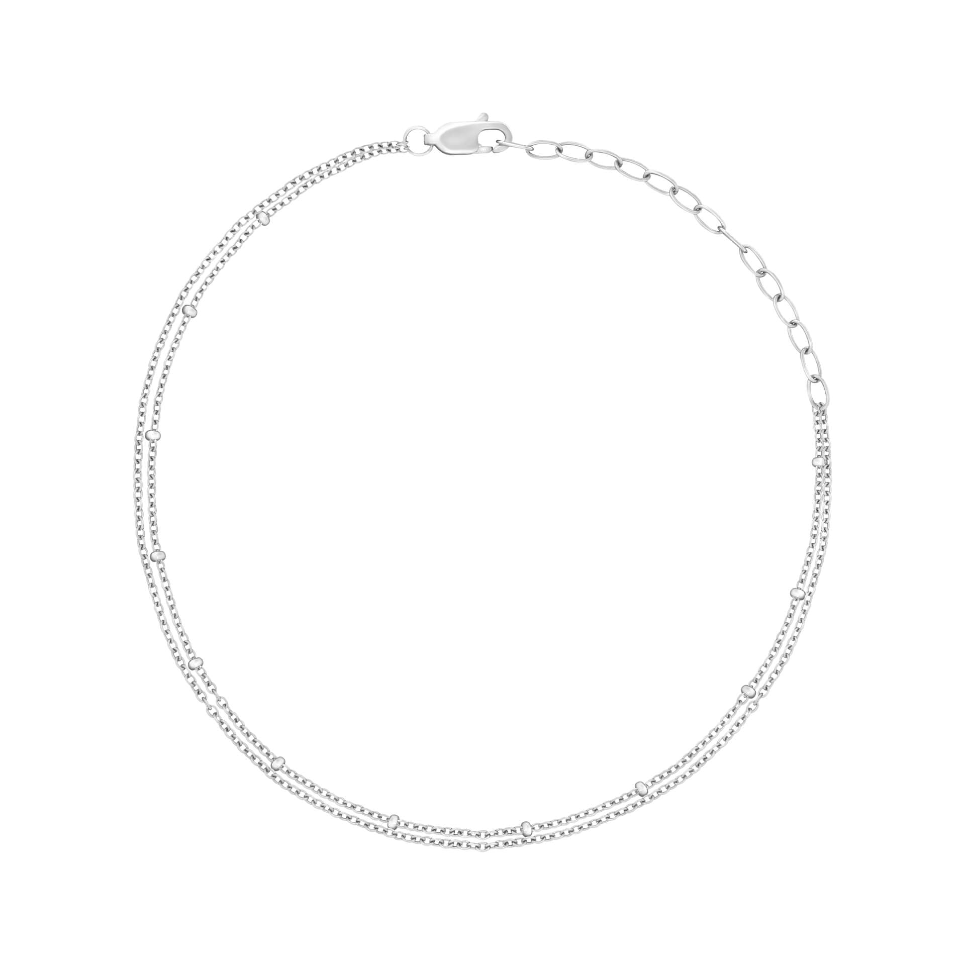 Beginnings Double Strand Ankle Chain