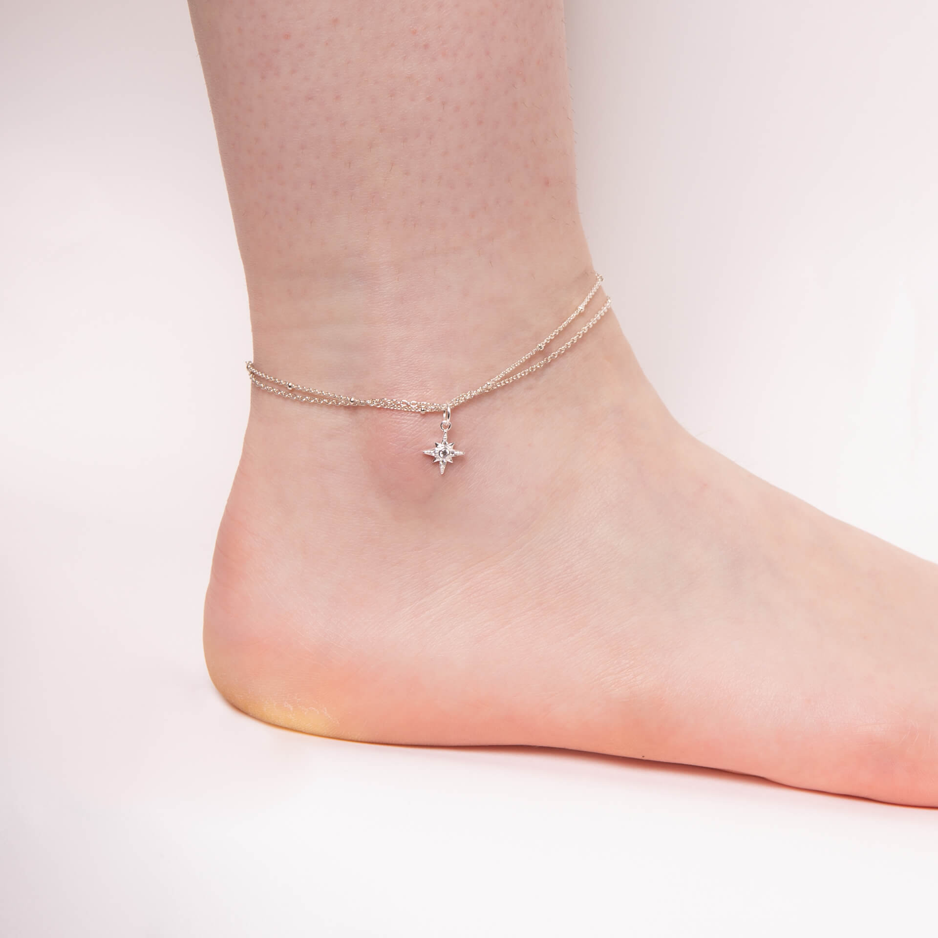 Beginnings Star Pendant Charm with Cubic Zirconia