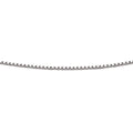 Beginnings Rhodium Plated Box Chain with Extender 41cm-46cm