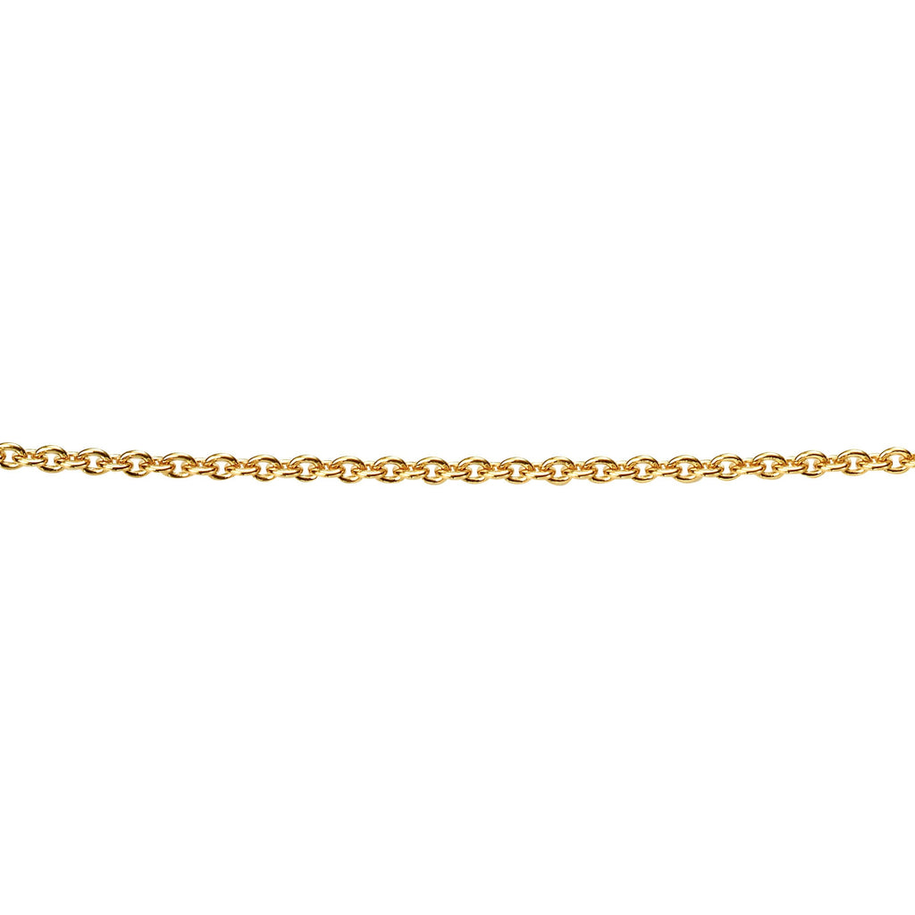 Beginnings Plated Curb Chain with Extender 56cm-61cm