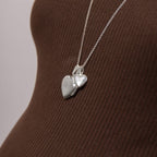 Beginnings Large Silver Heart Locket