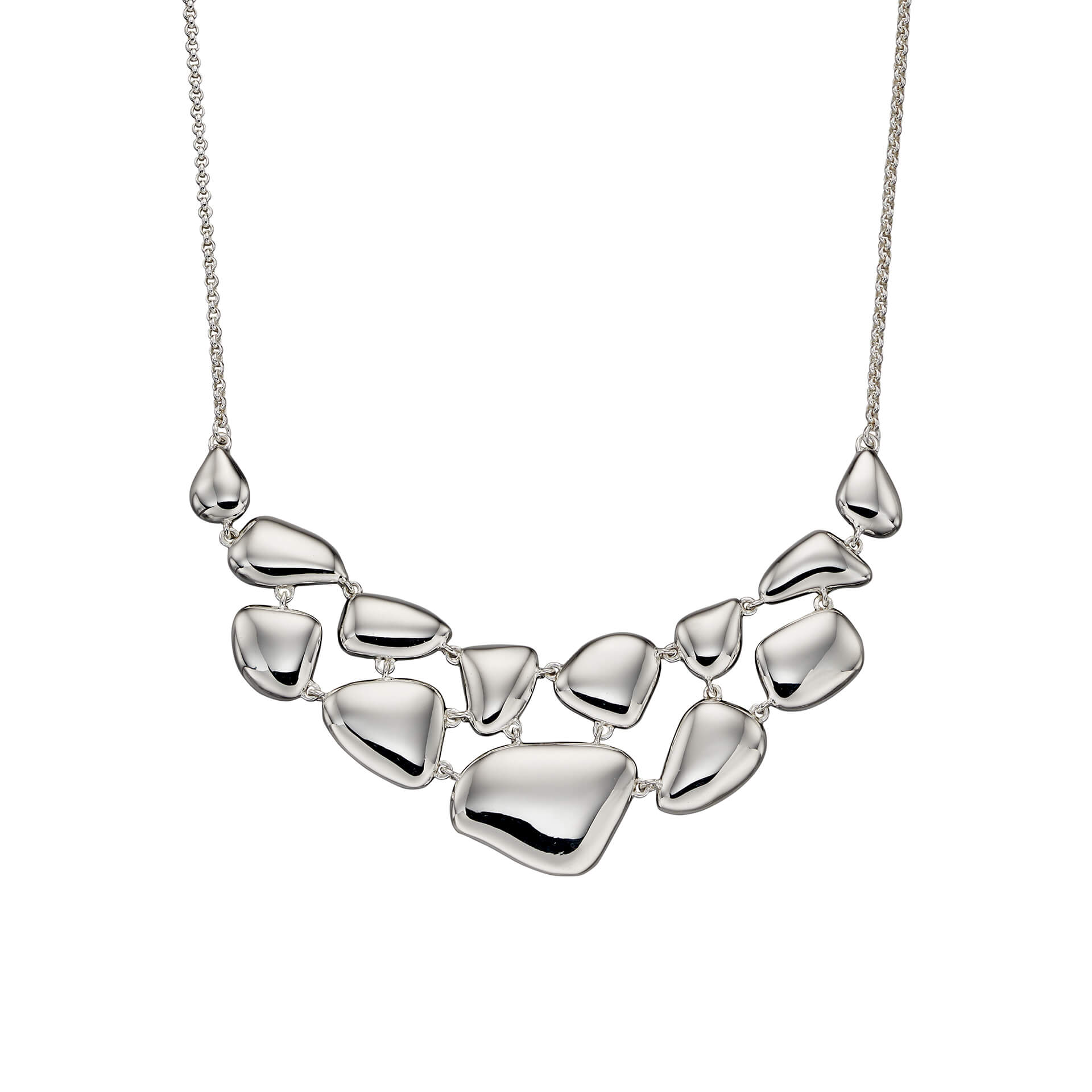 Beginnings Multi Organic Pebbles Necklace