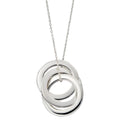 Beginnings Triple Interlinked Circles Necklace