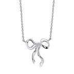 Laura Ashley Fashion Ribbon Bow Necklace