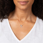 Laura Ashley Fashion Ribbon Bow Necklace
