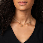Laura Ashley Fashion T-Bar Necklace
