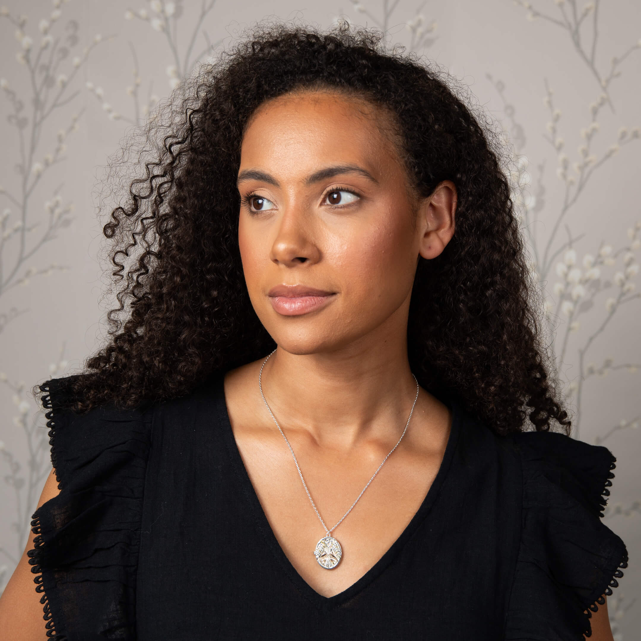 Laura Ashley Fashion Turtle Dove Locket Necklace