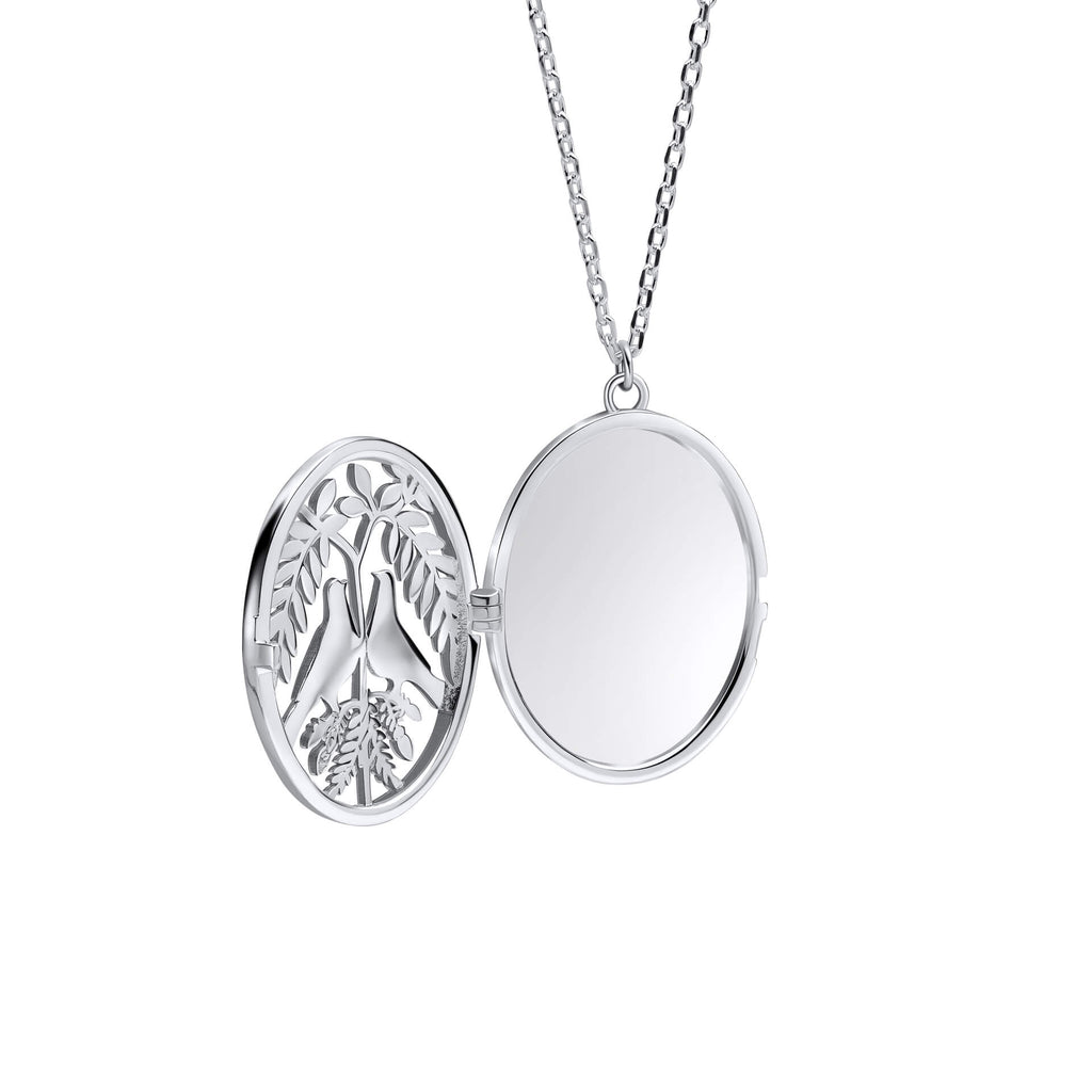Laura Ashley Fashion Turtle Dove Locket Necklace