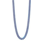 Fred Bennett Blue Curb Chain Necklace