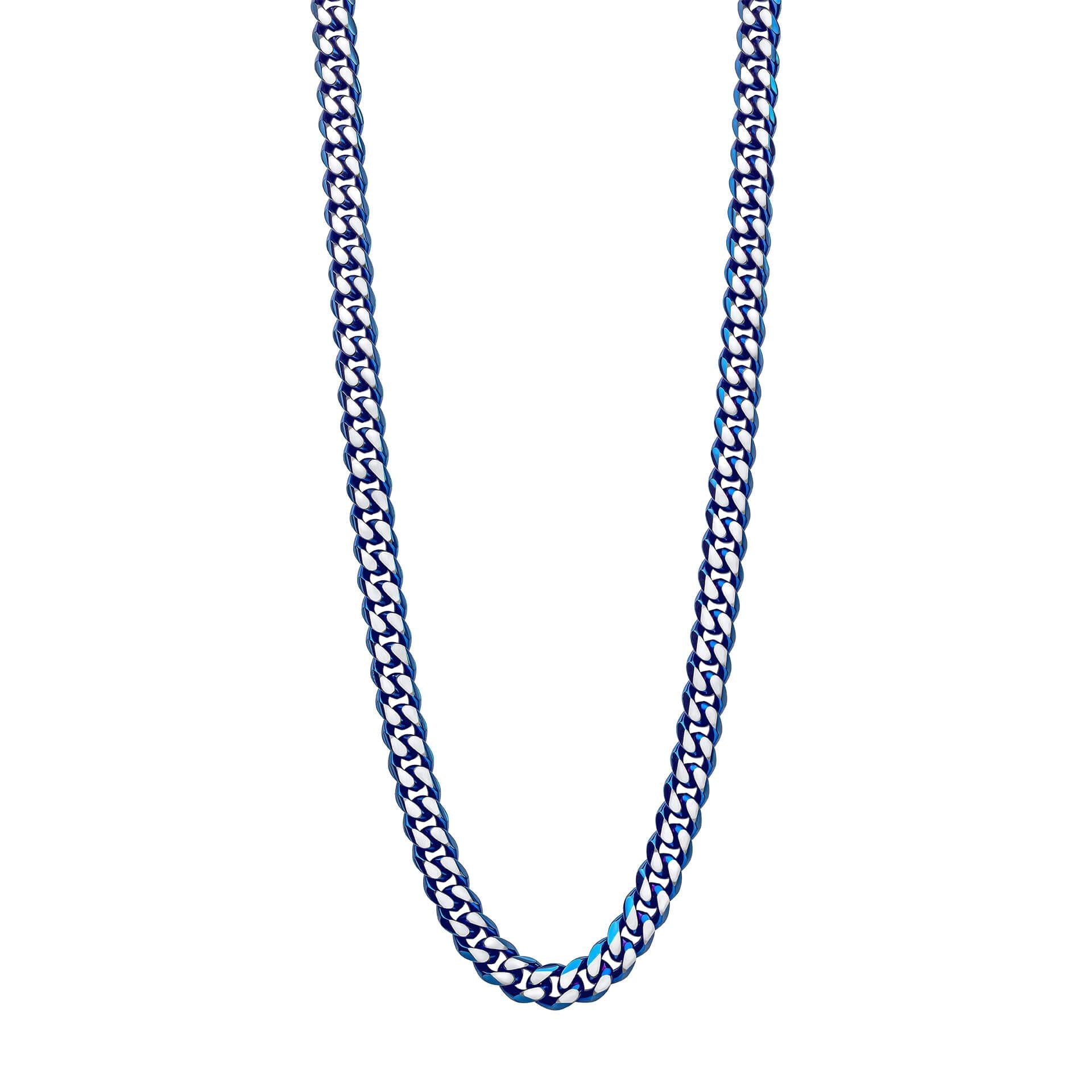 Fred Bennett Blue Curb Chain Necklace
