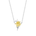 Laura Ashley Silver Heritage Daffodil Necklace