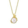 Laura Ashley Silver Ickleford Tulips Freshwater Pearl Necklace