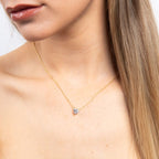 Diamonfire Solitaire Heart Shaped Zirconia Necklace