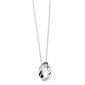 Beginnings Open Twist Oval Pendant