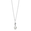 Beginnings Freshwater Pearl and Cubic Zirconia Twist Pendant