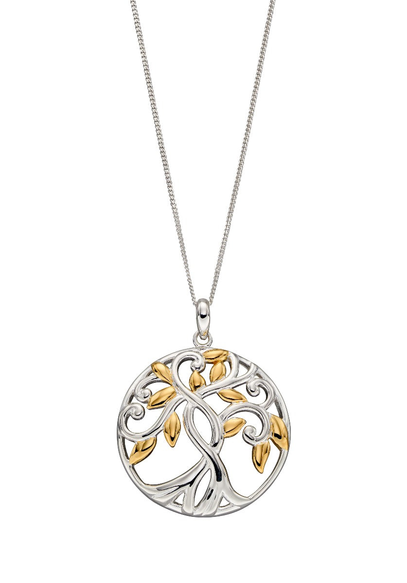 Beginnings Tree of Life Gold Plate Pendant