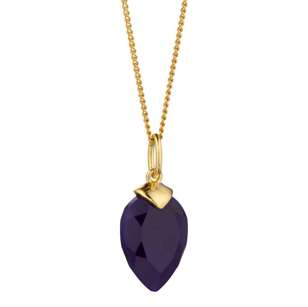 Beginnings Chalcedony Birthstone Pendant