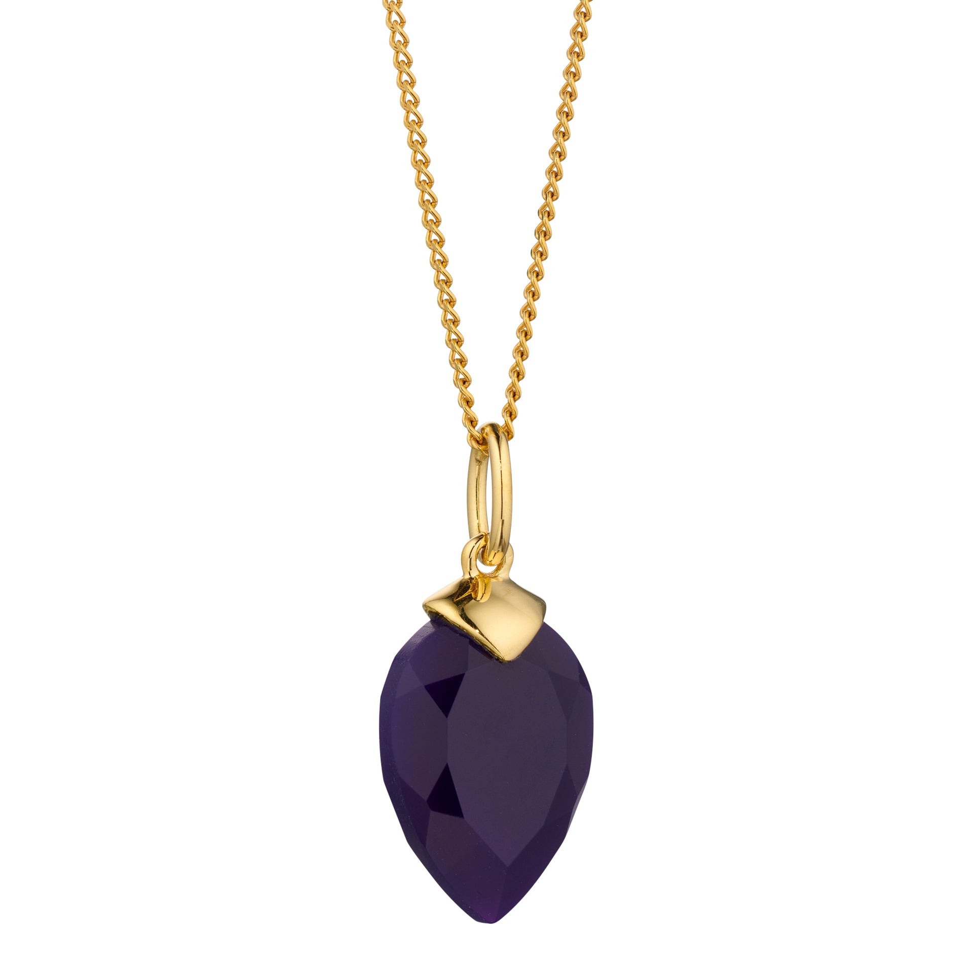 Beginnings Chalcedony Birthstone Pendant