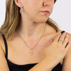 Diamonfire Baguette Zirconia Scatter Drop Earrings