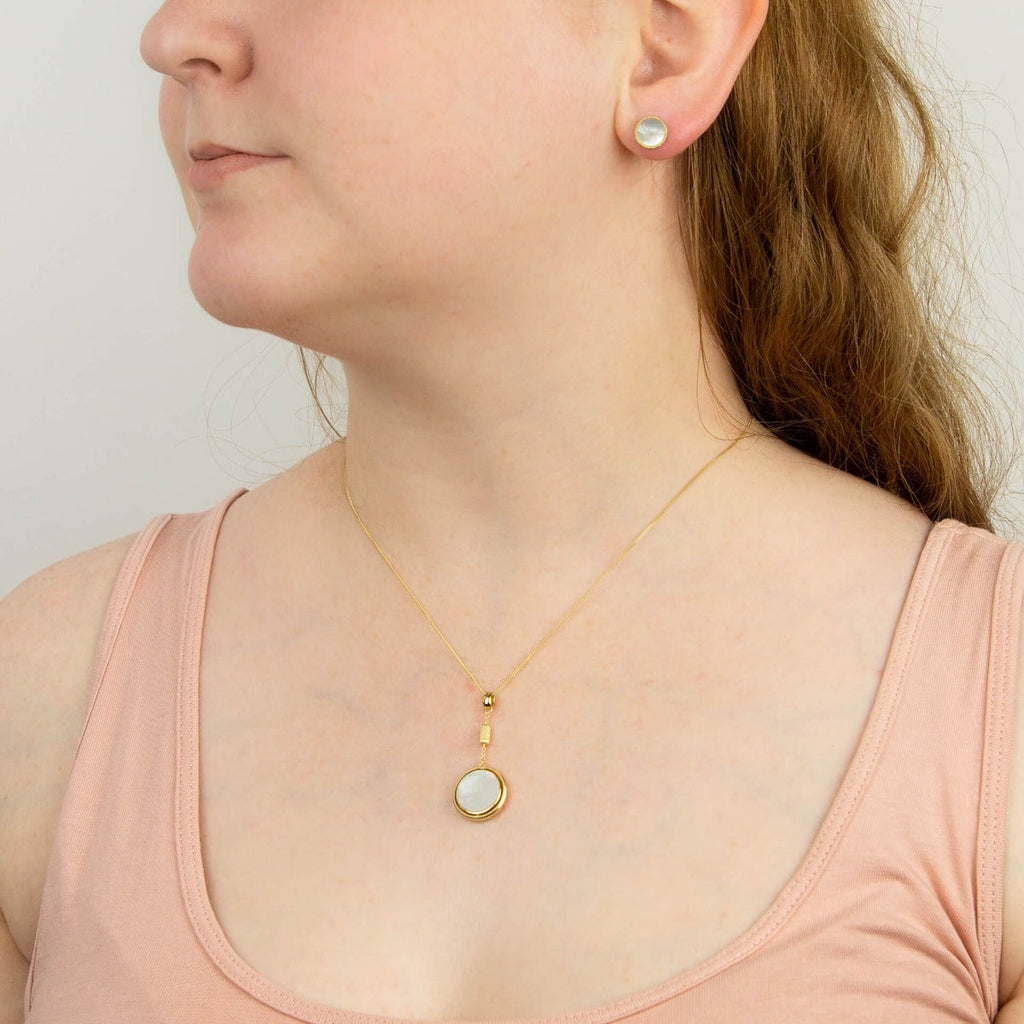 Beginnings Comfort Medallion Stud Earrings
