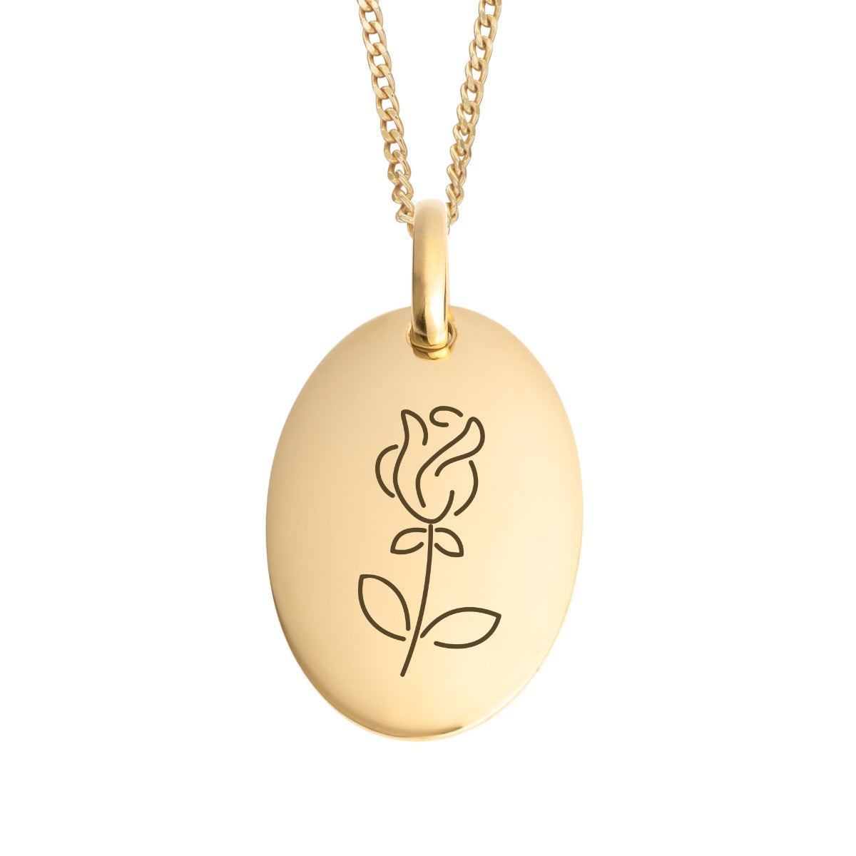 Beginnings Oval Tag Pendant
