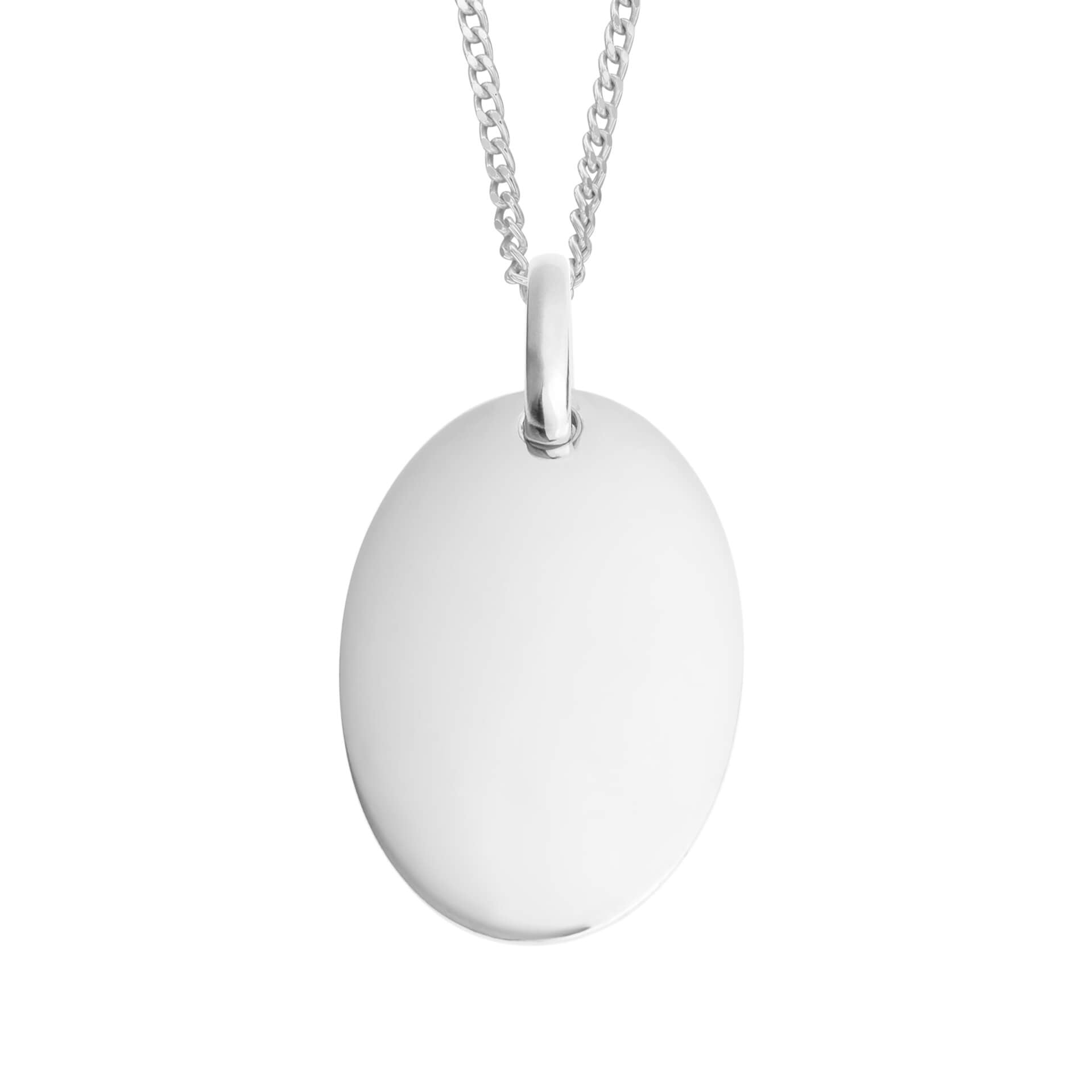 Beginnings Oval Tag Pendant
