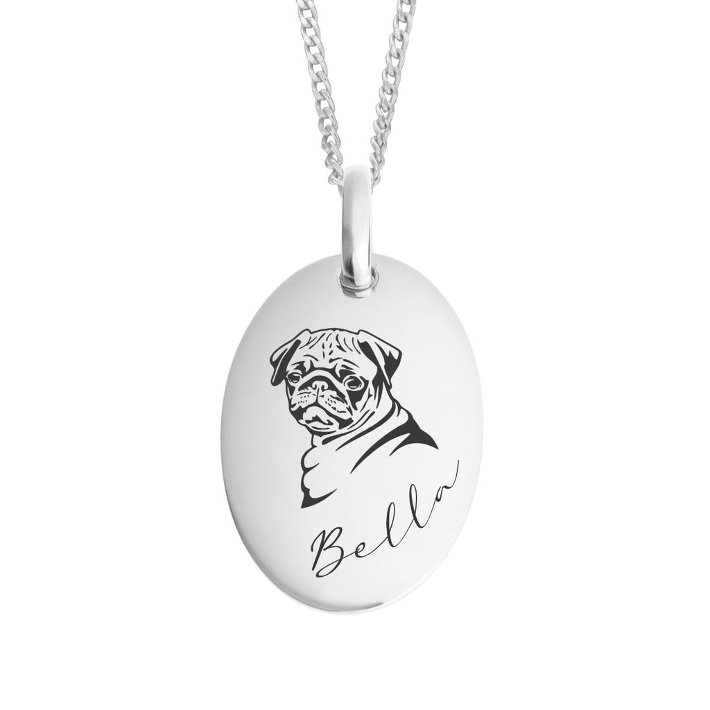 Beginnings Oval Tag Pendant