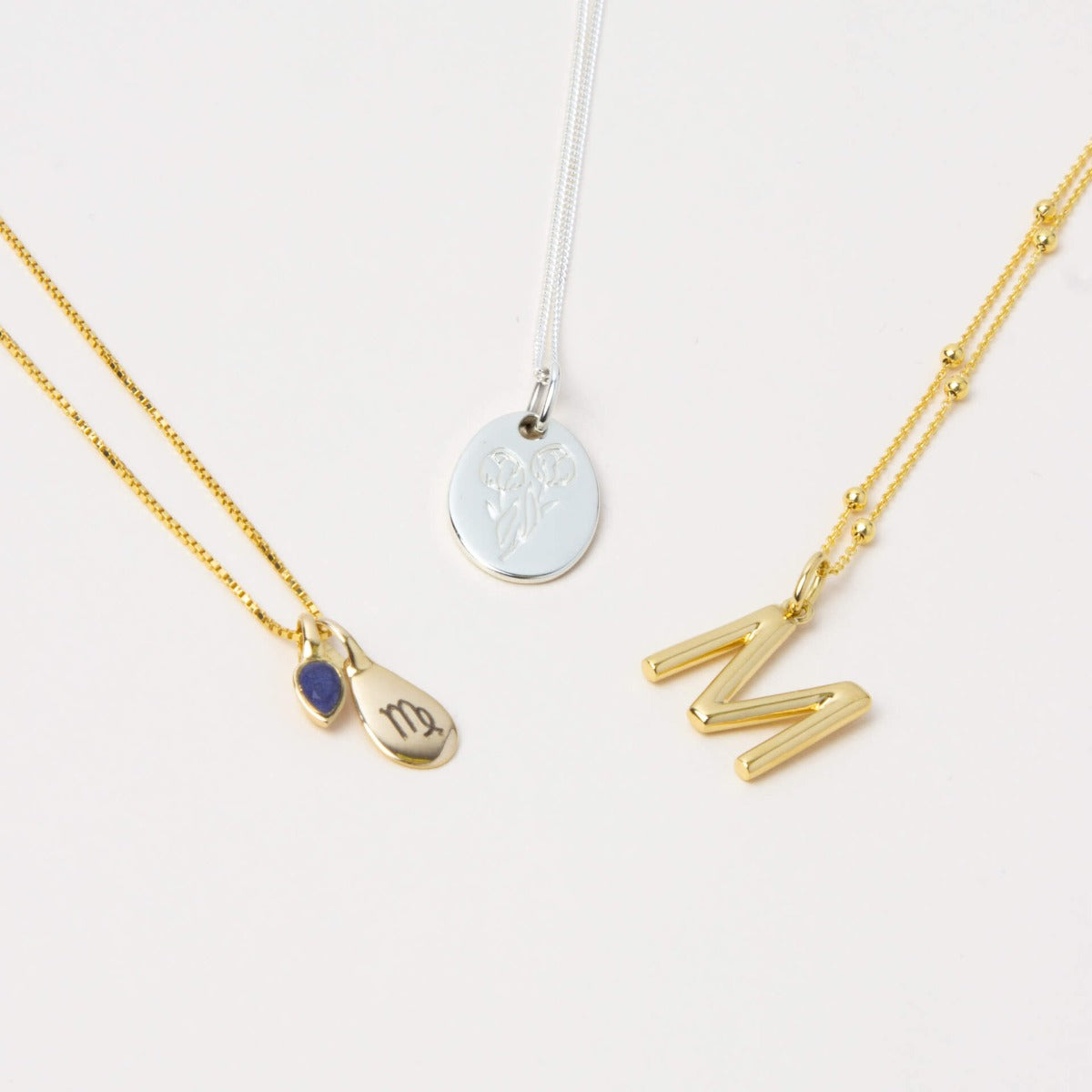 Beginnings Birth Bloom Pendants