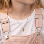 D For Diamond Enamel Hot Air Balloon Pendant with Diamond